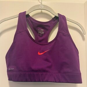 Nike Women's Vibrant Purple Sports Bra